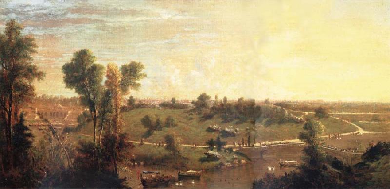 George Loring Brown View of Central Park China oil painting art